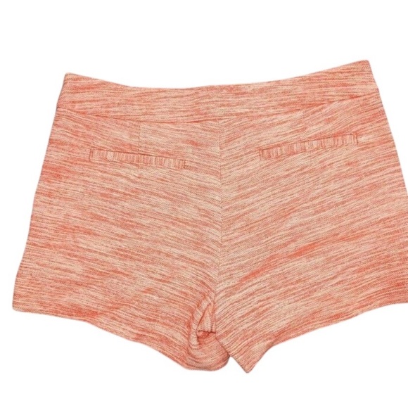 Trina Turk Women's Coral Linen Blend Tweed Shorts Size 2 - Picture 2 of 6
